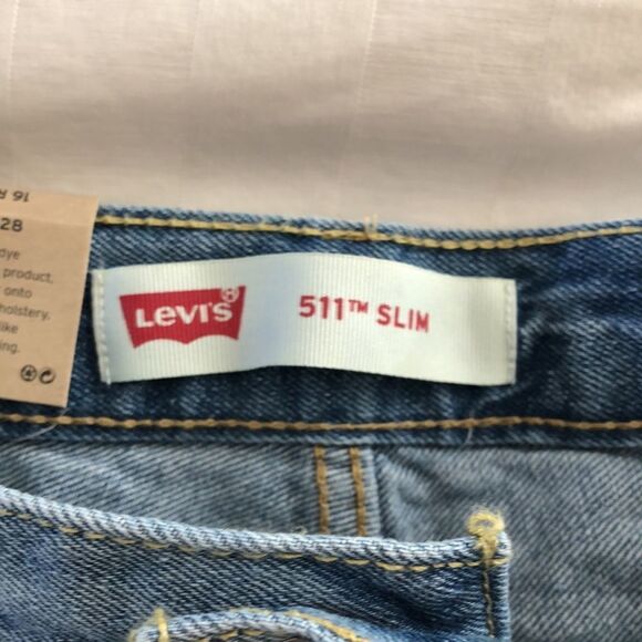 Levi’s 511 Slim Cutoff Shorts Size 16 NWT - Picture 4 of 6